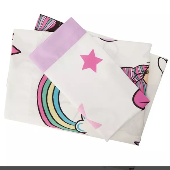 Disney Minnie Mouse Unicorn Twin 3-Piece Sheets Set - Picture 3 of 7